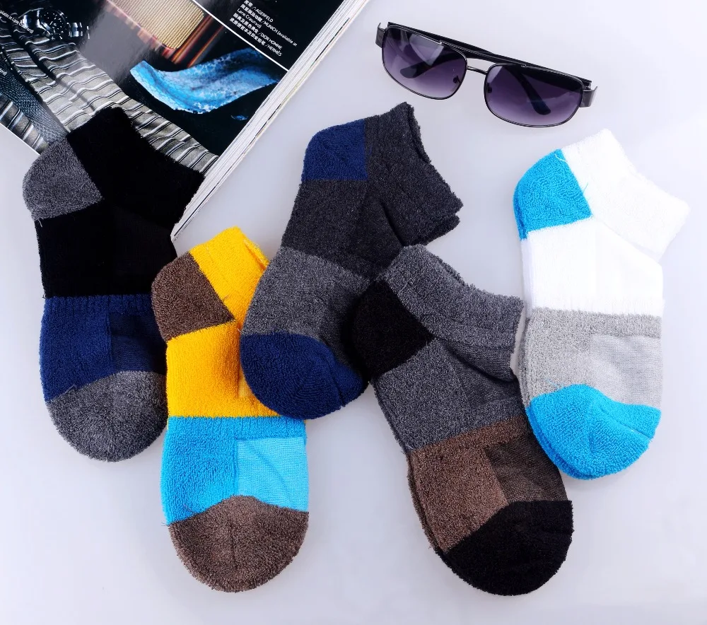 Thermal Socks 5 Pairs Thick Fluffy Color coordinated Men Soft Fuzzy