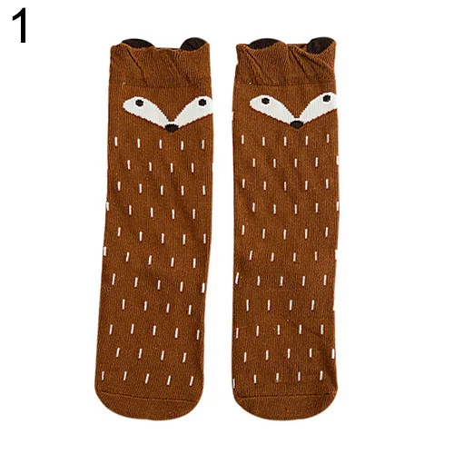 Hot Warm Fashion Baby font b Children b font Girls Fox Pattern font b Socks b