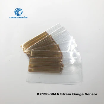 

Free shipping 2pc BX120-30AA Foil Type Resistance Strain Gauge Pressure Gauge Concrete Strain Gauge Sensor