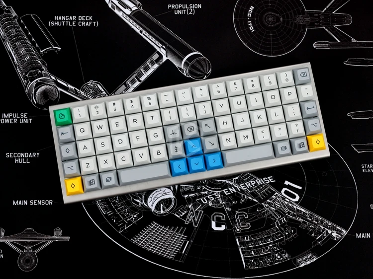  stainless steel bent case for xd75re xd75 xd75am 60% custom keyboard acrylic panels acrylic diffuse