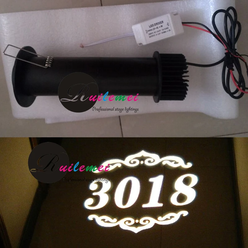 Wholesale Special Event Custom Led Gobo Projector Gobo lighting effect, 3pcs/lotin Stage
