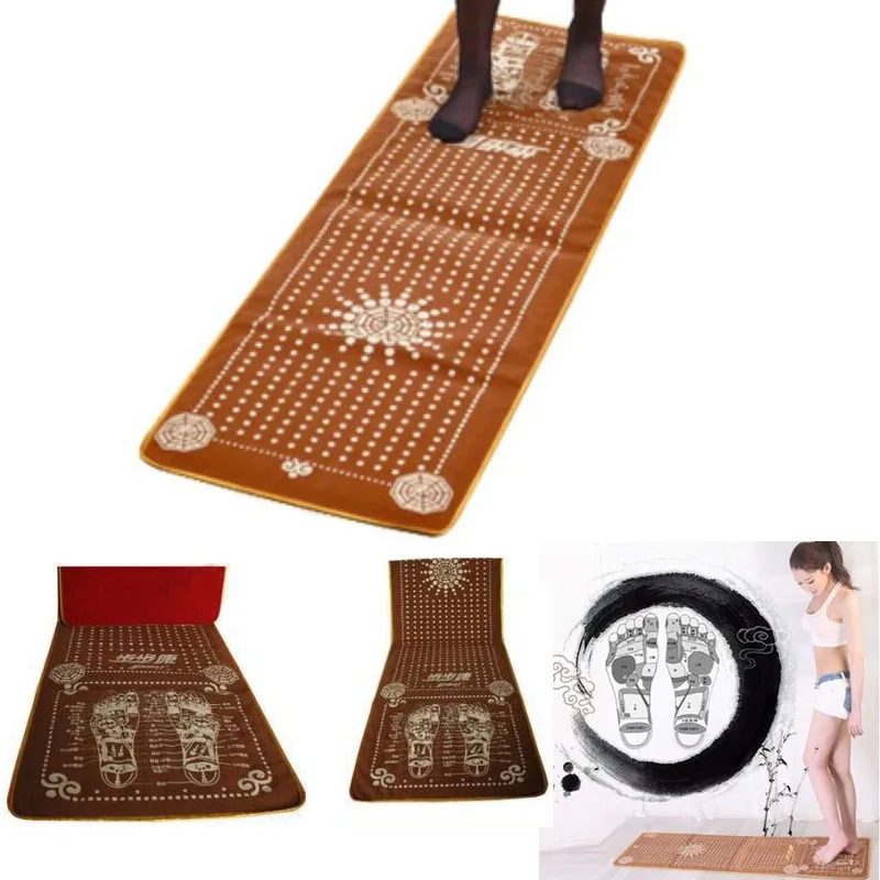 Health Care Tourmaline Therapy Blanket Mat Foot Massage Pad Feet Energy Massage Walking Carpet