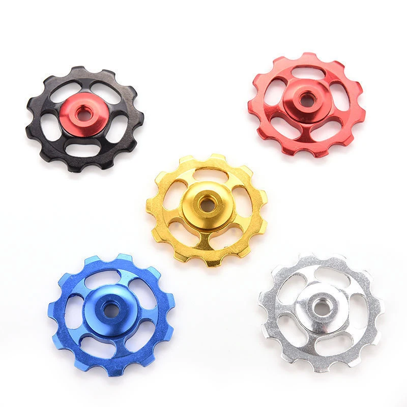 

1pc 11T Aluminum Alloy MTB Bicycle Rear Derailleur Pulley Jockey Wheel Road Bike Guide Roller Idler Part bicycle Accessory