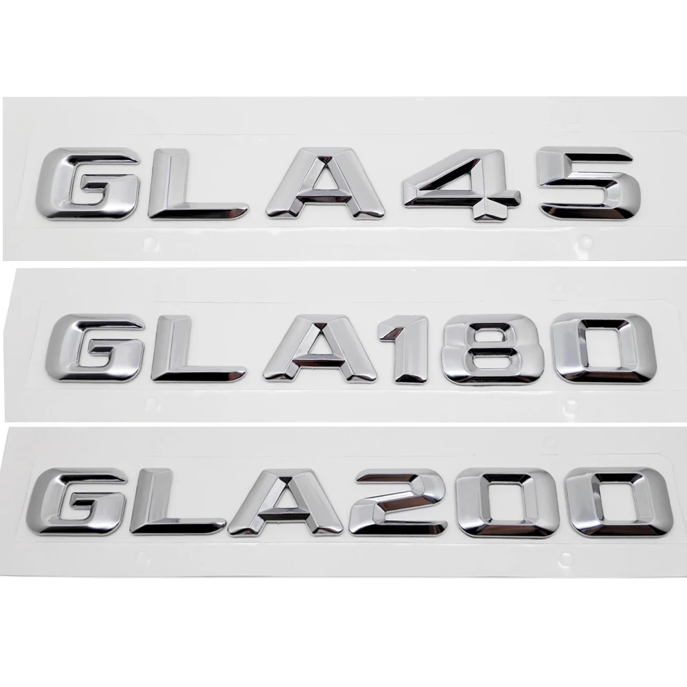 GLA45 GLA180 GLA200 багажник задний бампер цифры буквы значок эмблема, логотип, наклейка для Mercedes Benz GLA класс AMG W156 аксессуары