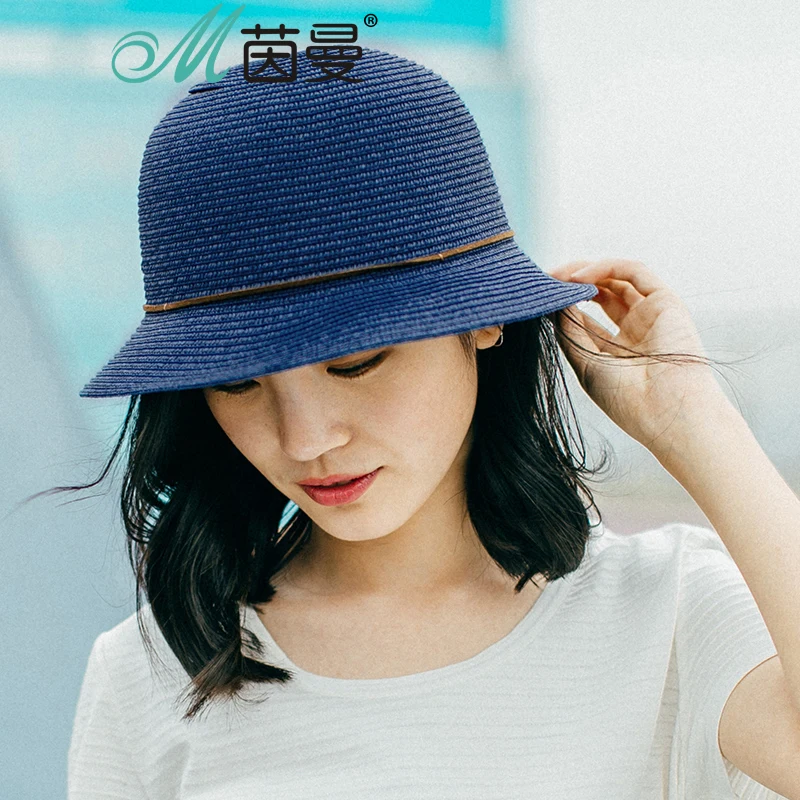 

INMAN Sunlight Proof Summer Holiday Beach Lady Sun Straw Hat with Bow Time