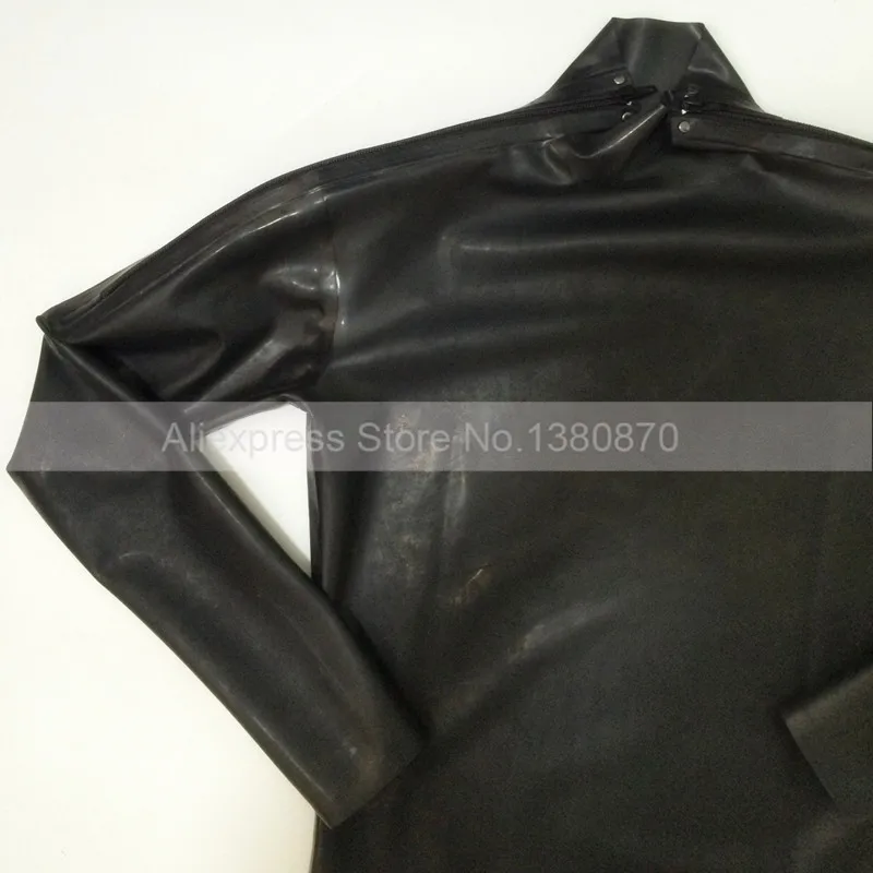 Kangxinsheng Latex Catsuit Für Männer – Mit Reißverschlüssen An Schulter & Schritt, 0,40 Mm Naturlatex