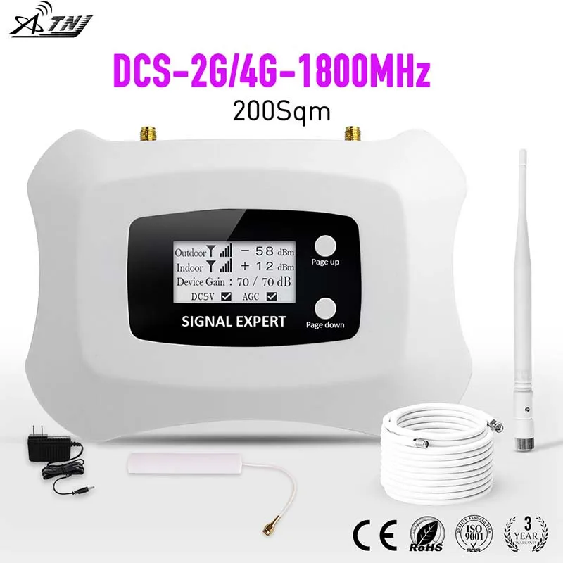 خصيصا ل روسيا 2 جرام Tele2 4 جرام LTE 1800 ميجا هرتز الذكية المحمول إشارة الداعم 2 جرام مكرر إشارة DCS الخلوية مكبر صوت أحادي كيت