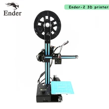 2017 новые Ender-2 мини-принтер 3D RepRap Prusa I3 дешевые 3D принтер DIY Kit машина с нити + 8 г sd карты + Инструменты + очаг