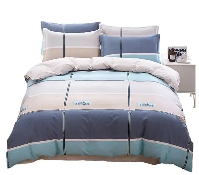 

Home Comfort Simple Fashion Style Textile Combed Cotton Four-piece