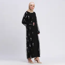 Мусульманское платье для женщин досуг открытый одежда женщин мусульманских стран Бангладеш турецкий хиджаб исламский Рамадан исламские