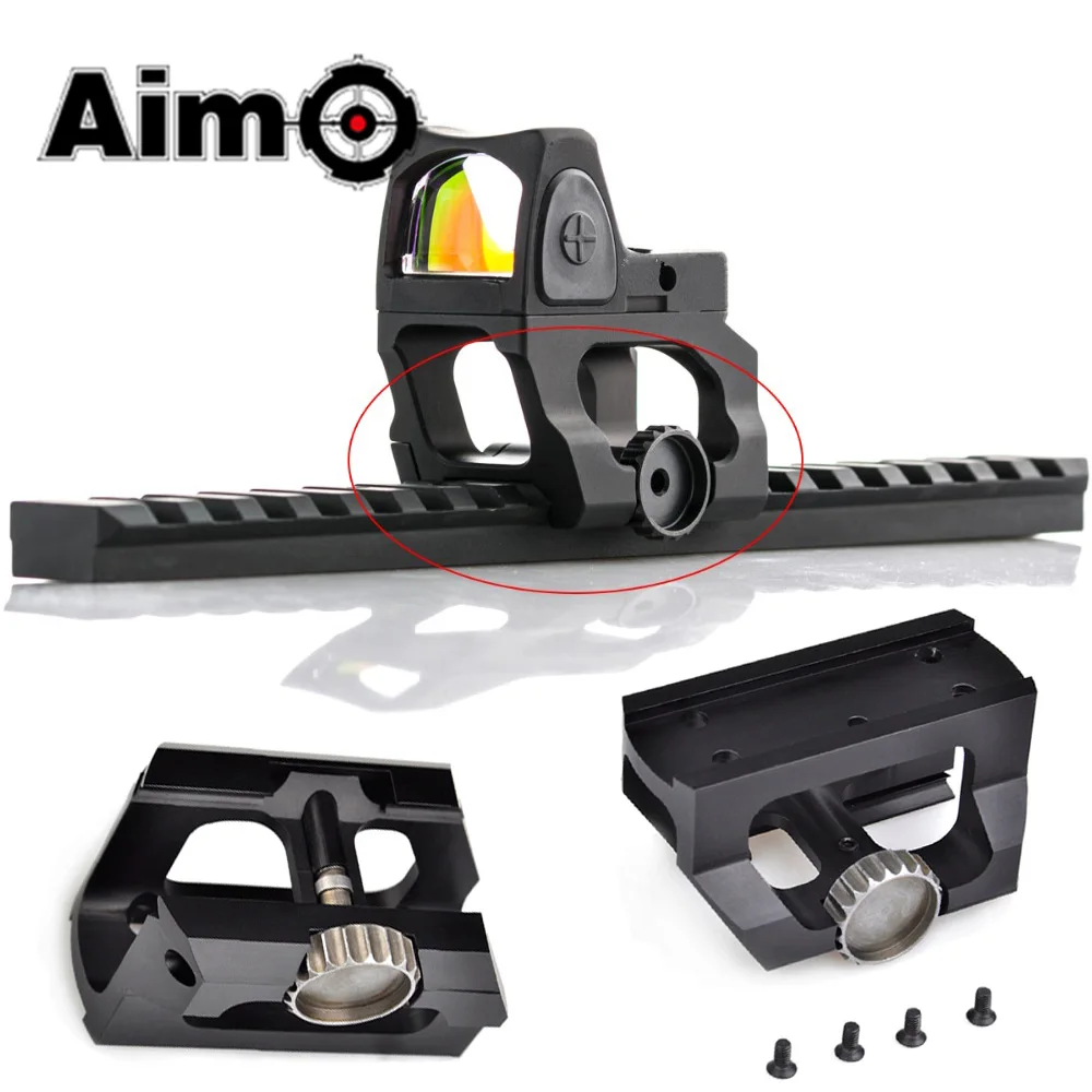 

AIM-O Tactical Low Drag Mount For T1 / T-1 / TR02 / T2 / T-2 Red Dot LDM Mounts Airsoft Rifles Hunting Scope Accessories AO1701