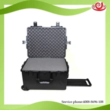 M2750 Customized logo low price hard plastic trolley toolbox with wheels and foam
