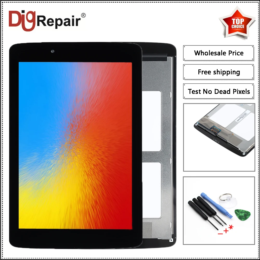 For lg v400 lcd Black For LG G Pad 7.0 V400 LCD Display Touch Screen
