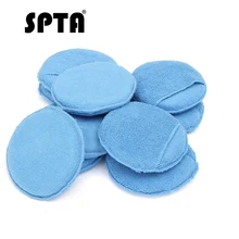 SPTA " 125 мм Автомобильный аппликатор из микрофибры для воска с карманом для мытья автомобиля, очищающий для воска автомобиля, набор для полировки 10 шт