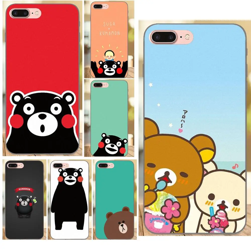 

Soft Luxury For Huawei Honor 5A 6A 6C 7A 7C 7X 8A 8C 8X 9 10 P8 P9 P10 P20 P30 Mini Lite Plus Lovely Cute Cartoon Kumamon Bear