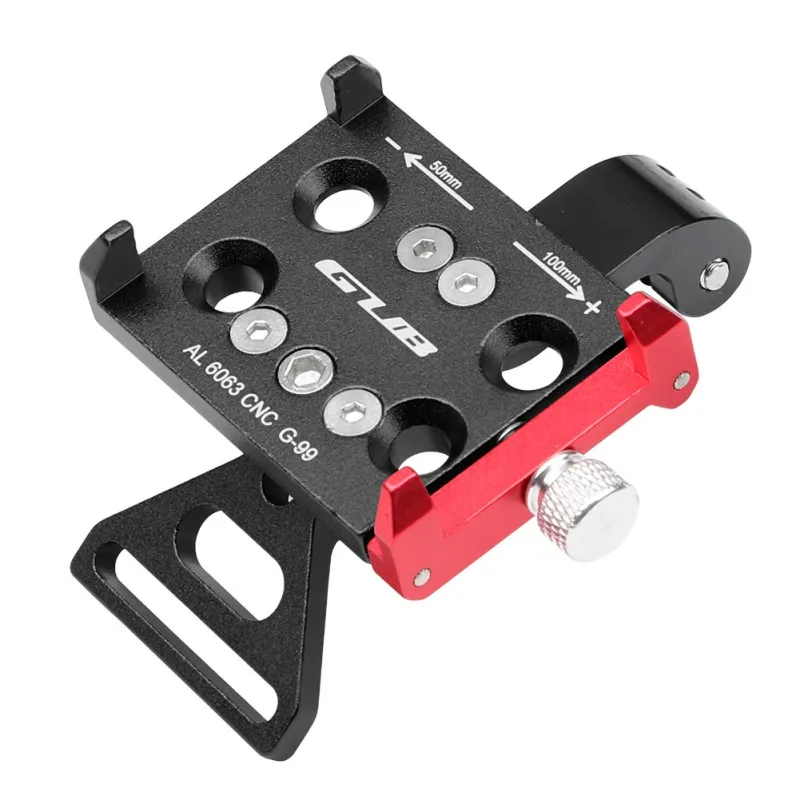 GUB G-99 Suitable For Millet Bike And Scooter Aluminum Alloy Multifunctional Mobile Phone Holders FOR XIAOMI - Color: Black Red