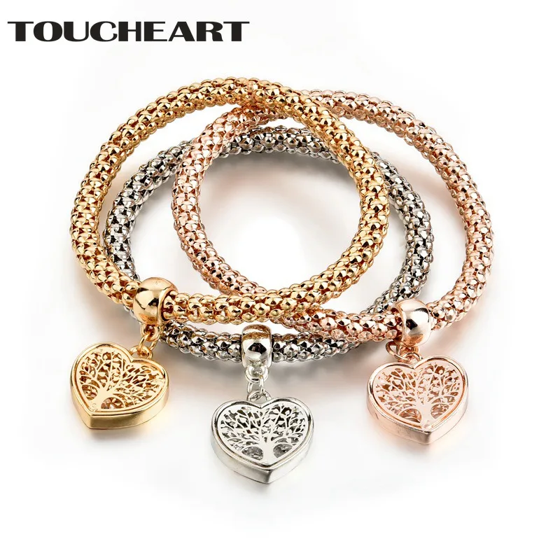 

TOUCHEART Dainty Jewelry Gift with Life Tree Heart - shaped Popcorn Chain Bracelet Set Friendship Bracelets & Bangles SBR170118