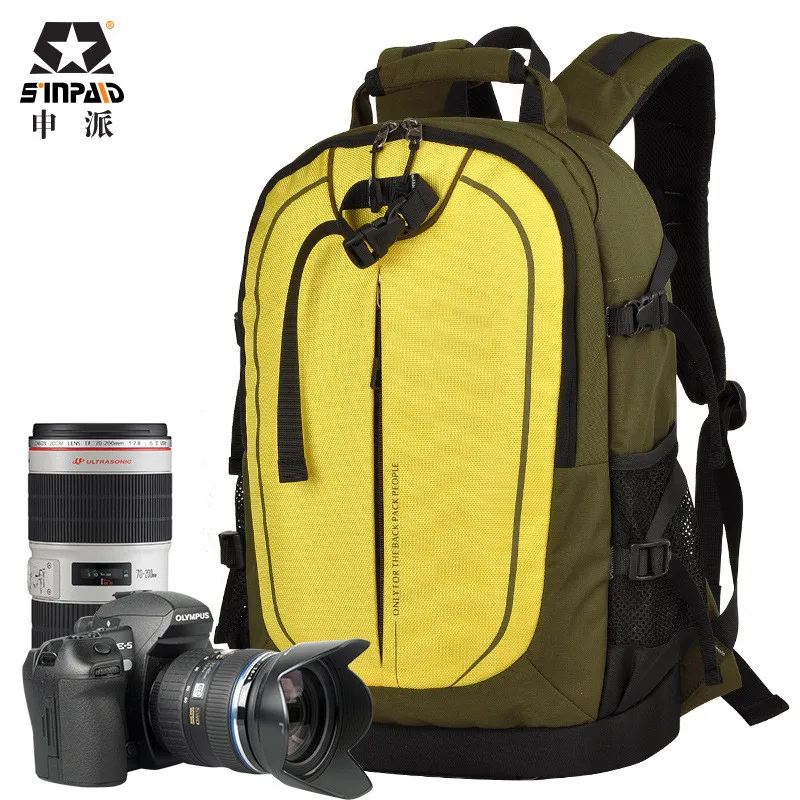 Дешевый Sinpaid цифровая DSLR камера сумка водостойкий Фото Рюкзак фотография противоугонные видео сумки маленький рюкзак для путешествий камера