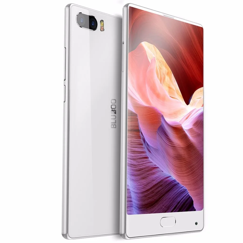 Bluboo S1 5,5 ''FHD 4G смартфон без ободка MTK6757 Android 7,0 4 Гб ram 64 Гб rom Двойная Задняя камера мобильный телефон - Цвет: White