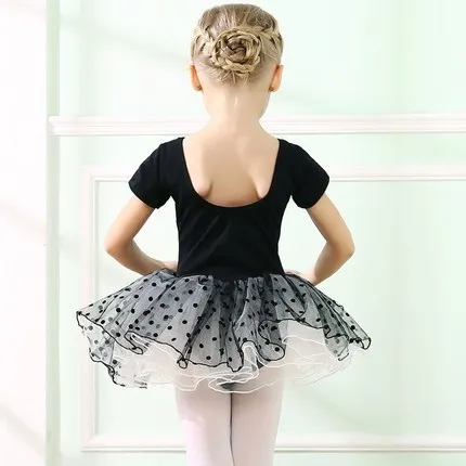 2018 Wave Point Ballet Tutu Dress For Girls Children Dancing Clothes Gymnastic Dress Leotards Costumes Fashion Cotton Spandex 2522 model2