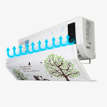 

Adjustable Angle Air Conditioning Wind Shield Polyester Fabric for Home Bedroom Wall-mounted Air Conditioner Deflect AQ118