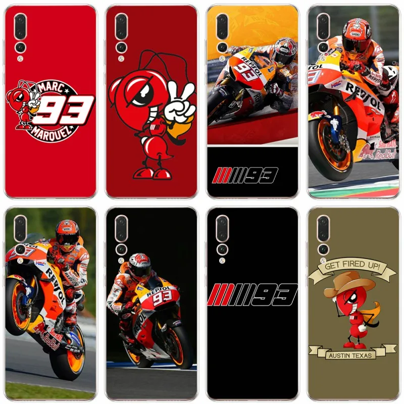 

Marc Marquez Moto Gp 93 Phone Case For Huawei P8 P9 P10 P20 P30 lite P9 P10 P20 PLUS For Huawei P20 P30 pro Cover