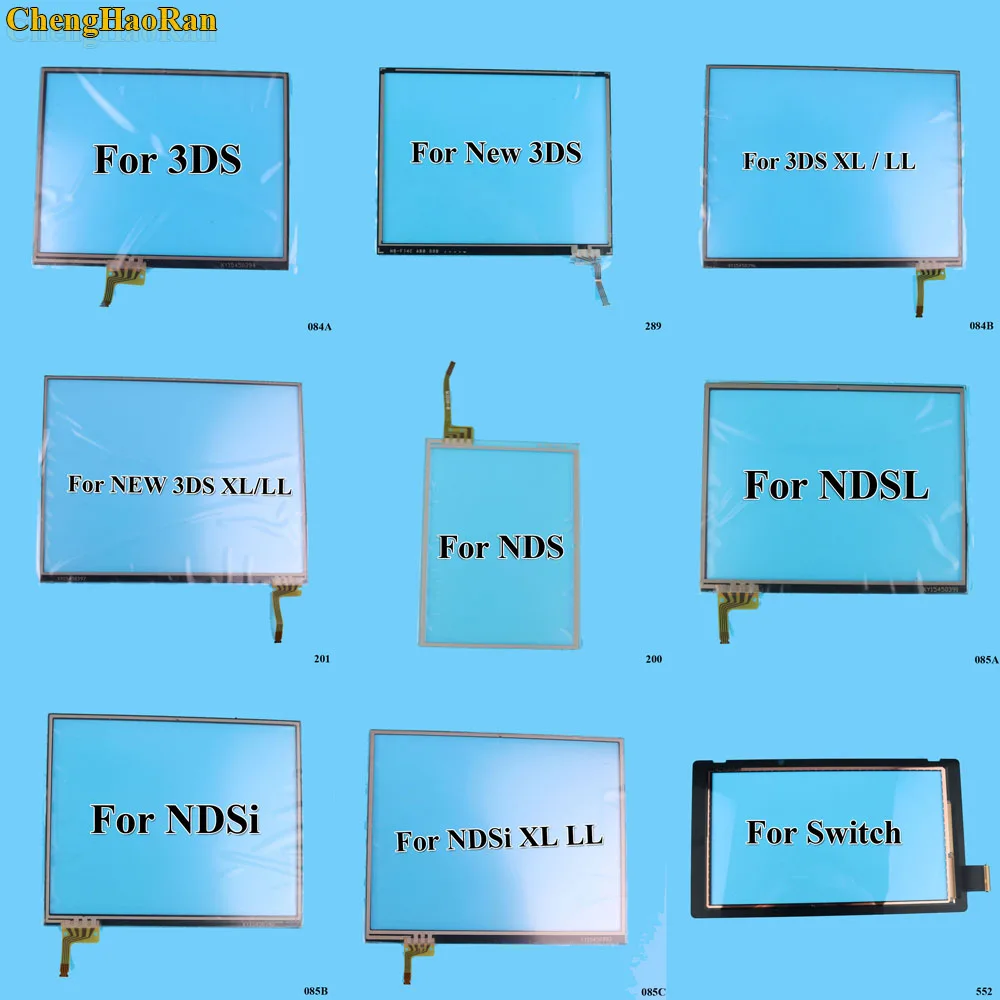 

1x For Switch Wiiu Touch screen panel display digitizer glass for New 3DS XL LL console game replacement For NDS NDSL NDSi XL LL