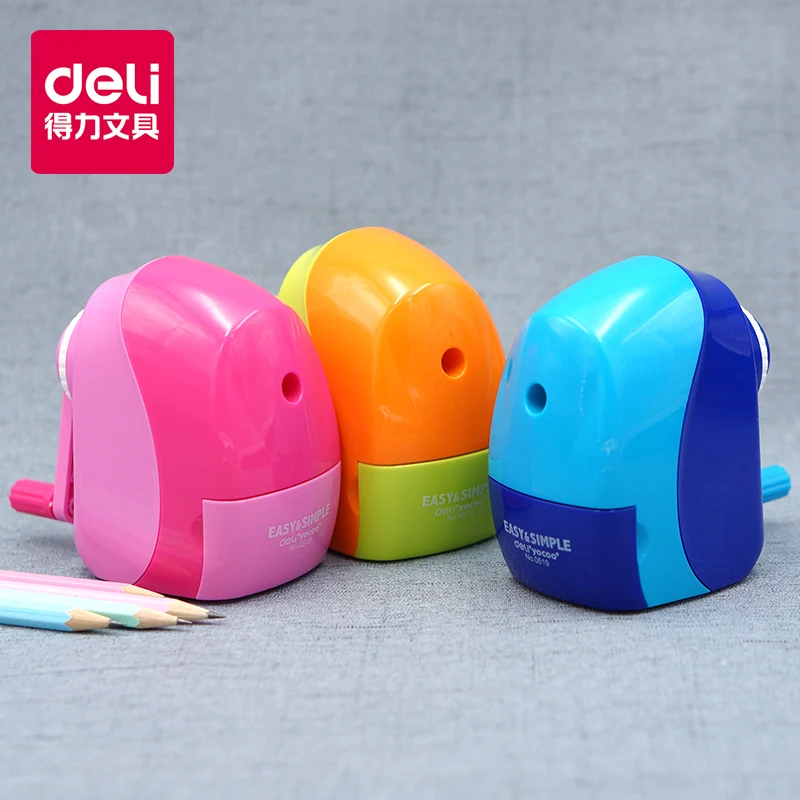 Deli Mechanical pencil sharpener Stationary Office Hand operated manual