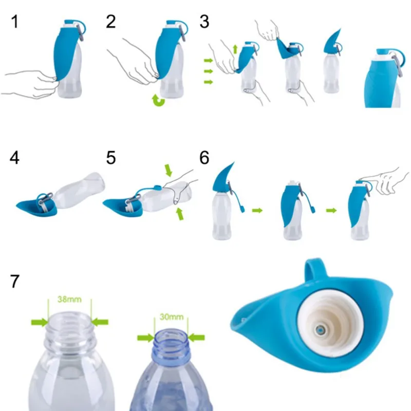 Бутылка для воды для собак портативная пластиковый диспенсер для воды для собак для путешествий портативный силиконовый лист складной
