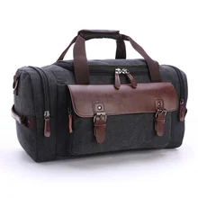 Качественная Холщовая Сумка для багажа большая Вместительная дорожная сумка мужская сумка через плечо спортивные сумки для путешествий