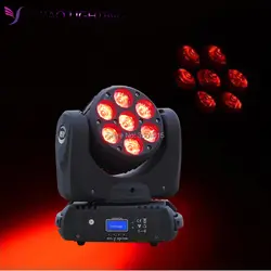 Moving Head Light 7x12 Вт свет этапа RGBW светодиодный 4 в 1 DMX 16CH Channel 4 Режим управления Disco вечерние клуб бар DJ