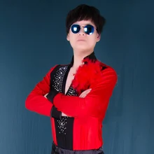 Хит, Мужской Топ для латинских танцев, без штанов, 6 цветов, брошь с v-образным вырезом, лайкра, для выступлений, платье для латинских танцев, для соревнований, De Ginastica