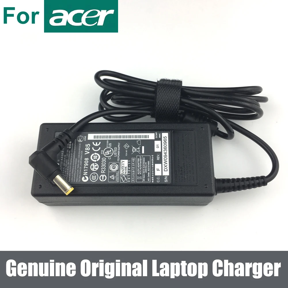 Новый оригинальный адаптер зарядного устройства для ноутбука 19V 3.42A Acer Aspire 5315 5535 5715 5735 5738g 5520 5720g 5920 3680g| |