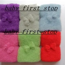 75X45 см) набор обертывания для новорожденных/реквизит для фотосессии набор Повязки На Голову/шелковые мохеровые вязаные Обертывания/обруч жемчужный/одеяло для новорожденных кокон