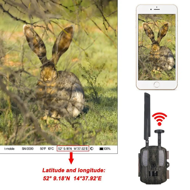 4G Hunting Camera GPS MMS with 3000mAh Solar Panel Night Vision Trail Camera GSM GPRS Photo-traps Foto Chasse Mobile Phone APP (40)