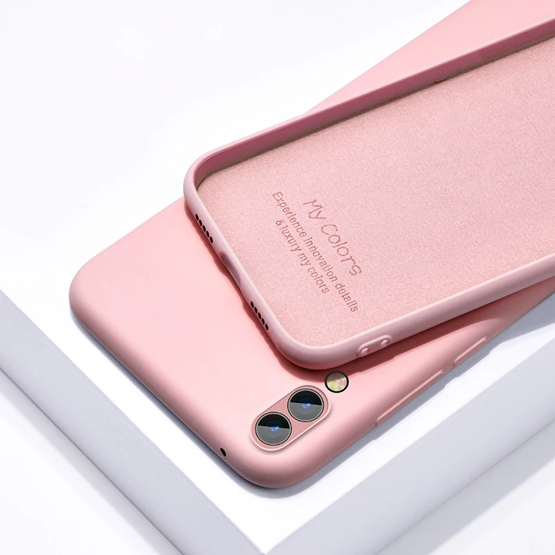 Силиконовый чехол для honor 8x huawei мягкая задняя крышка из углеродного волокна