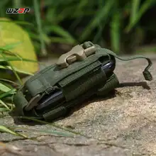 WZJP Армейская, военная, нейлоновая сумка для домофона MOLLE с регулируемой системой крепления интерфон радио сумка