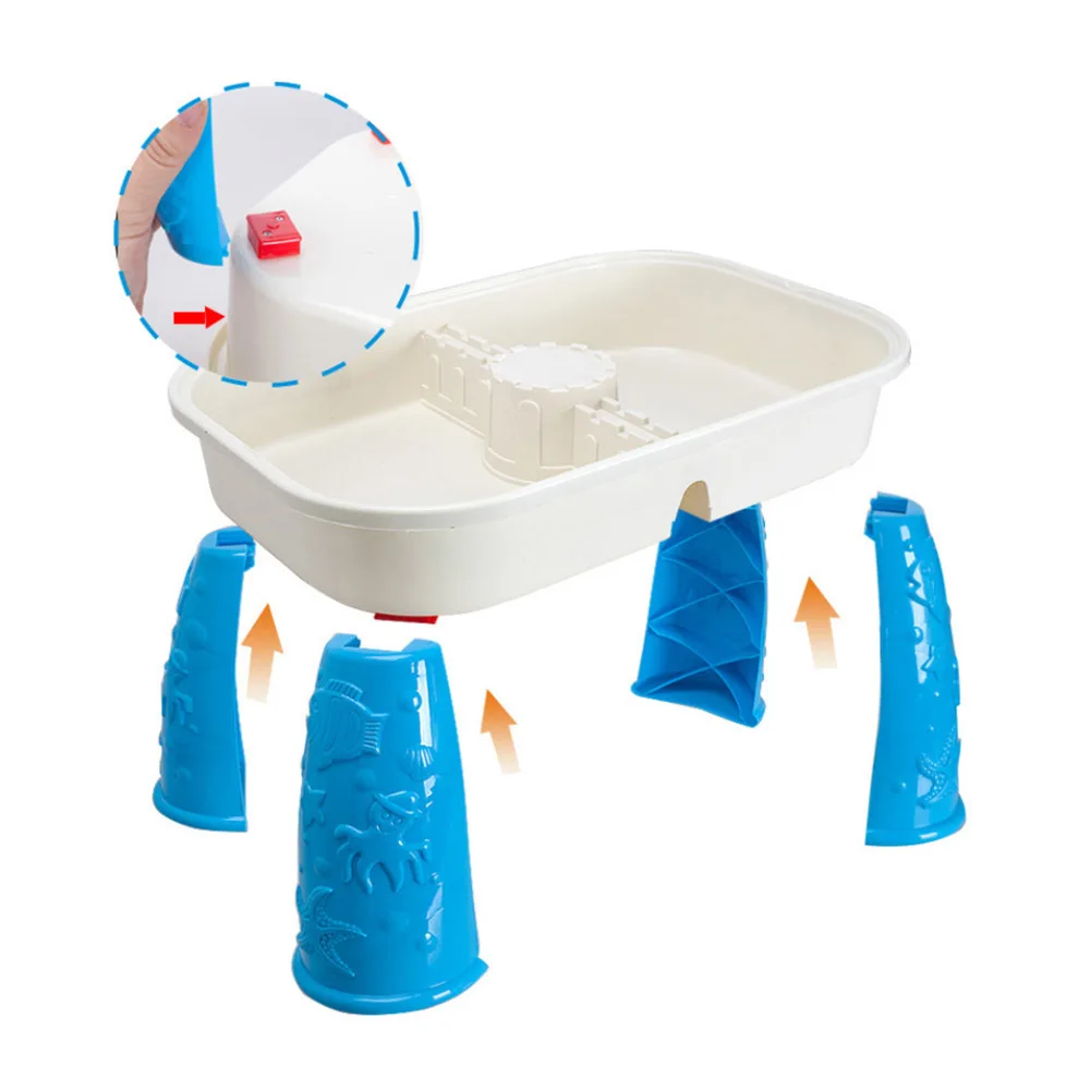 9PCS Children's space toy sand suit beach table Sand Clay Mold Digging Shovel Tools Portable Beach 