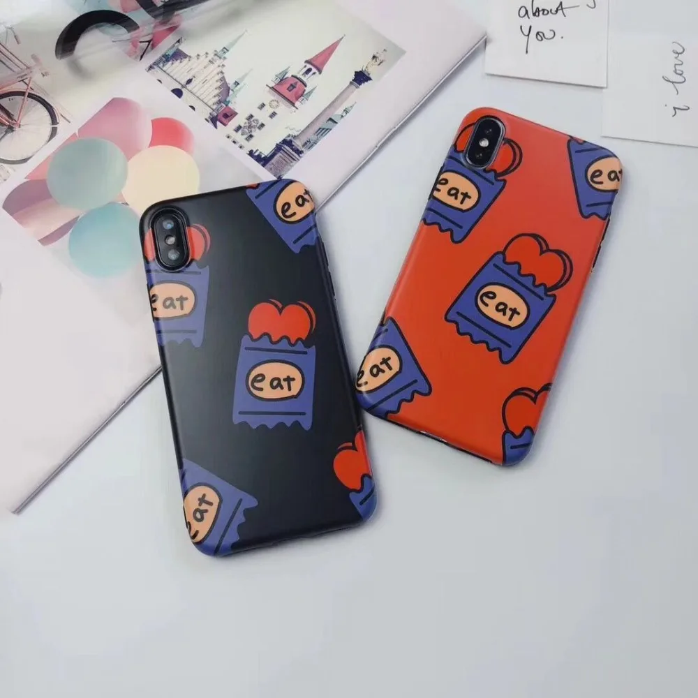 

ORYKSZ For iphone x Case Luxury Letter Bowknot Patterned Tpu Phone Case For iphone 7 8 6S Plus x Case Silicone Soft Back Cover