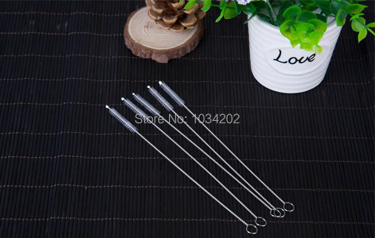 

2016 New Listing Cigarette holder brush .stainless steel cleaning brush straw cleaning brush 170mm*6mm*35mm Free shipping