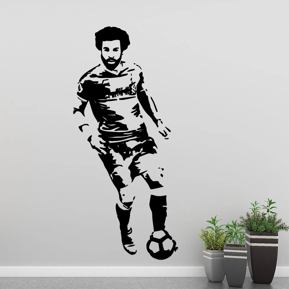 

Football Liverpool fc Salleh Wall Stickers Decor For Living Room Bedroom Decoration Removable Decal Mural wallstickers