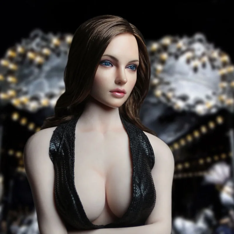 Mnotht Toys 1/6 Scale SDH005 резная головка в европейском стиле с золотыми/коричневыми