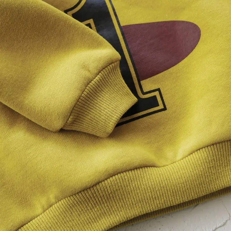mother daughter dresses christmas sweaters family matching mother daughter clothes Number 1 Yellow family look Thicken velvet sweatshirts for girls hoody for girls svitshot for girls pjmasks (10)
