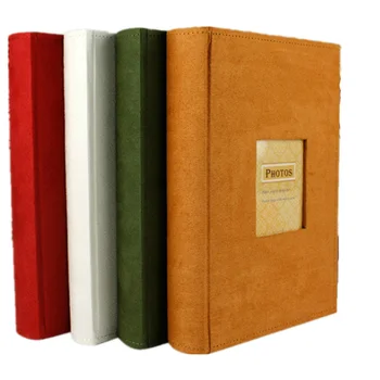 

4R 6 Inch Album 200/ 300 Sheets Pocket Type Photo Album Creative Family Photo Album Which One Can Writing Message A $