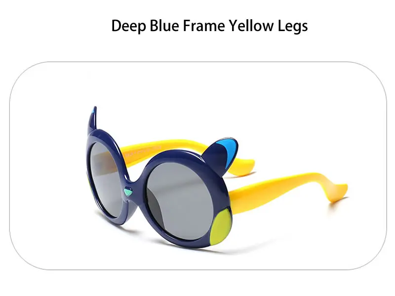Одежда с изображением покемона Пикачу S8124 Япония мультфильм Желтый Гибкий TR90 солнцезащитные очки детские солнцезащитные очки Мальчики Девочки Лето поляризованные солнцезащитные очки