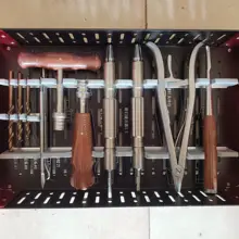 56 шт./компл. Нержавеющая сталь ортопедии сломанные устройство для извлечения болтов Комплект винтовой инструмент удаления ортопедические инструменты