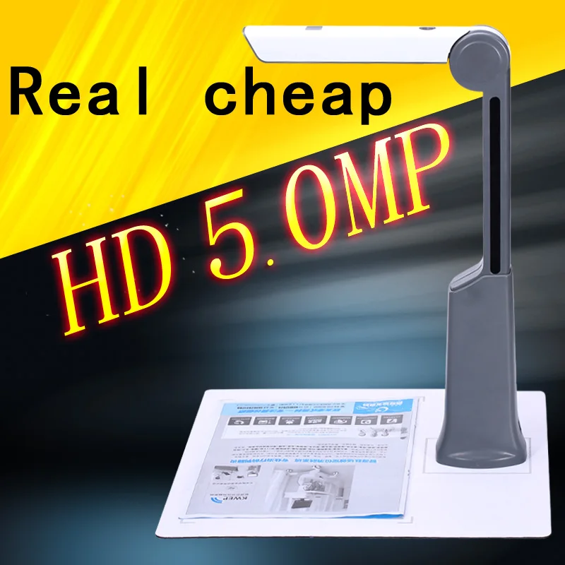 

Portable Scanner Video Presenter Monitor Camera HD 1080P 5.0MP CMOS 2592x1944 High Speed /Mobile/USB Document