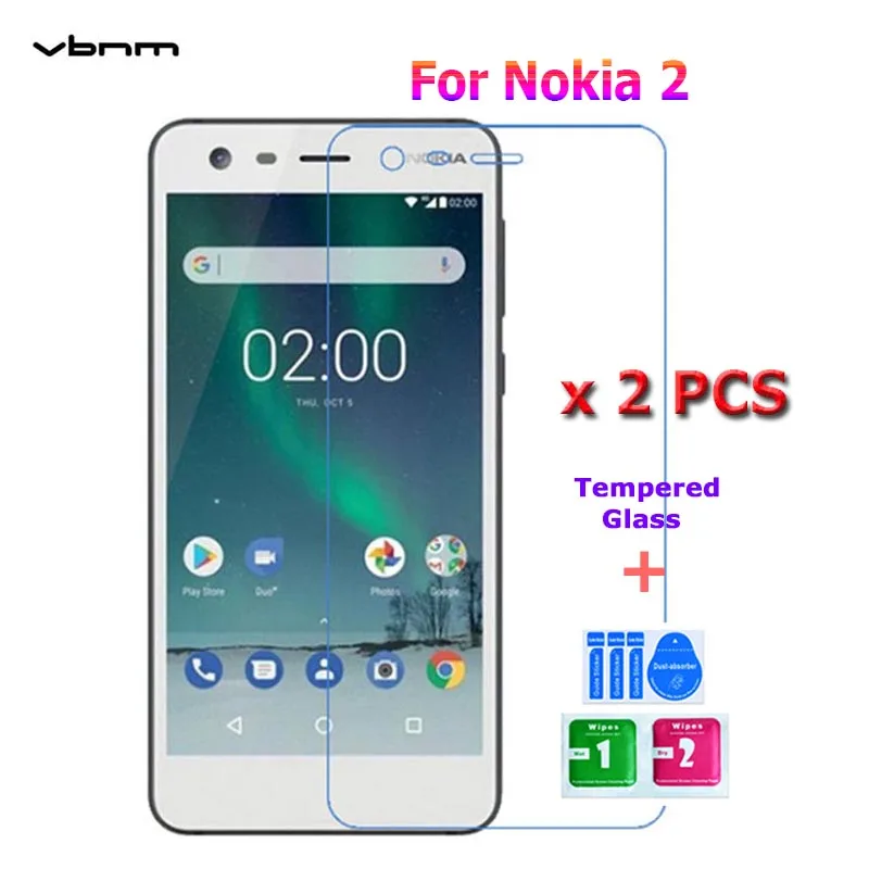 2 шт./лот для nokia 0.26 мм 9 H Премиум закаленное Стекло Экран протектор Закаленное