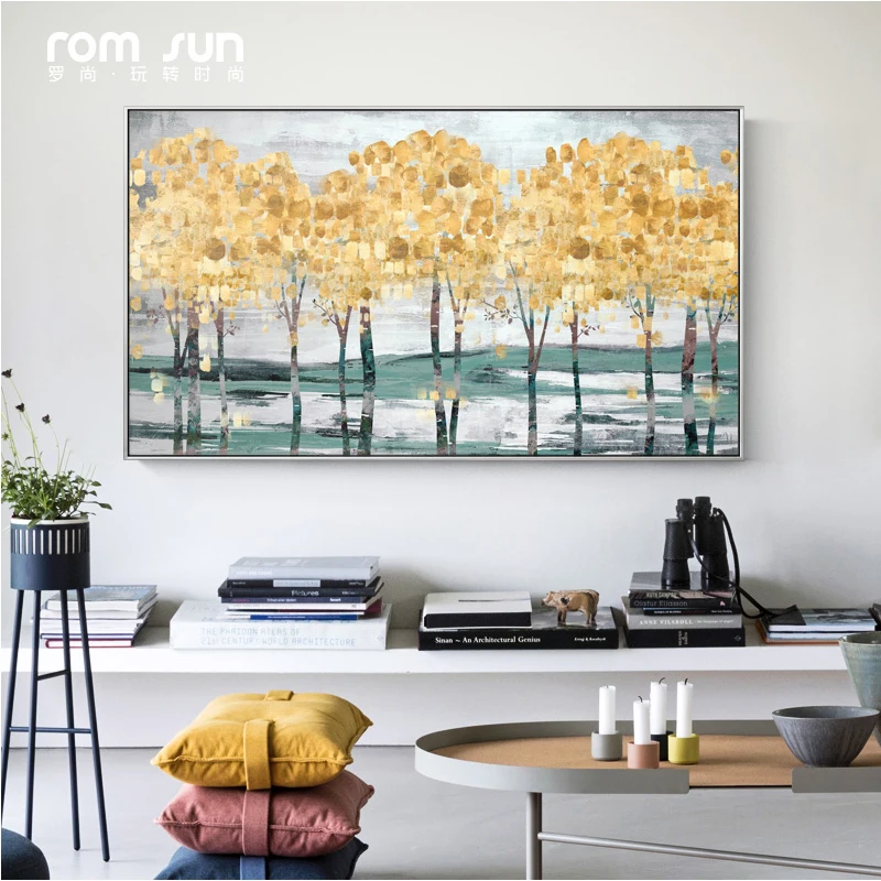 

Nordic Lucky Money Tree Canvas Painting Posters And Prints For Living Room Studio Aisle Bedroom Home Decoration Wall Art Picture