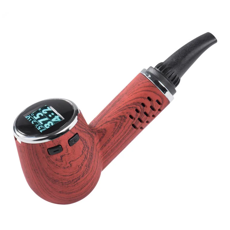 PipeVape набор для травяного испарителя Oled дисплей 18650 батарея трубка курения табака